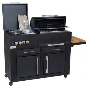 110 cm multifunctional gas barbecue